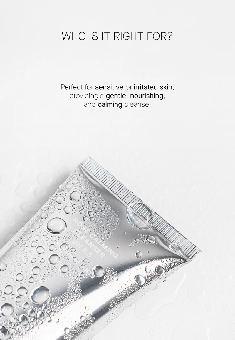 Rose Calming Cleanser Ph 5.5 - Image 4