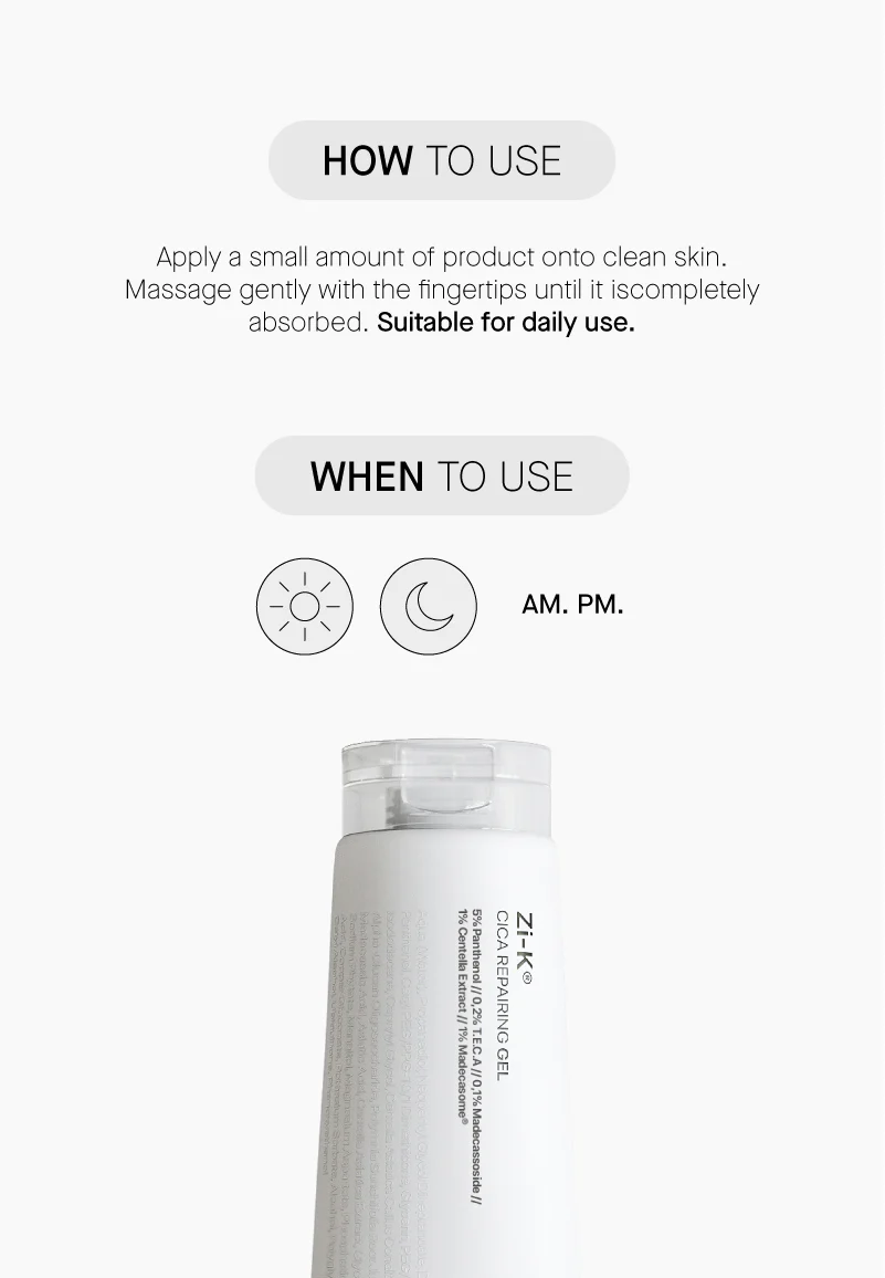 Zi-K® Cica Repairing Gel - Image 6